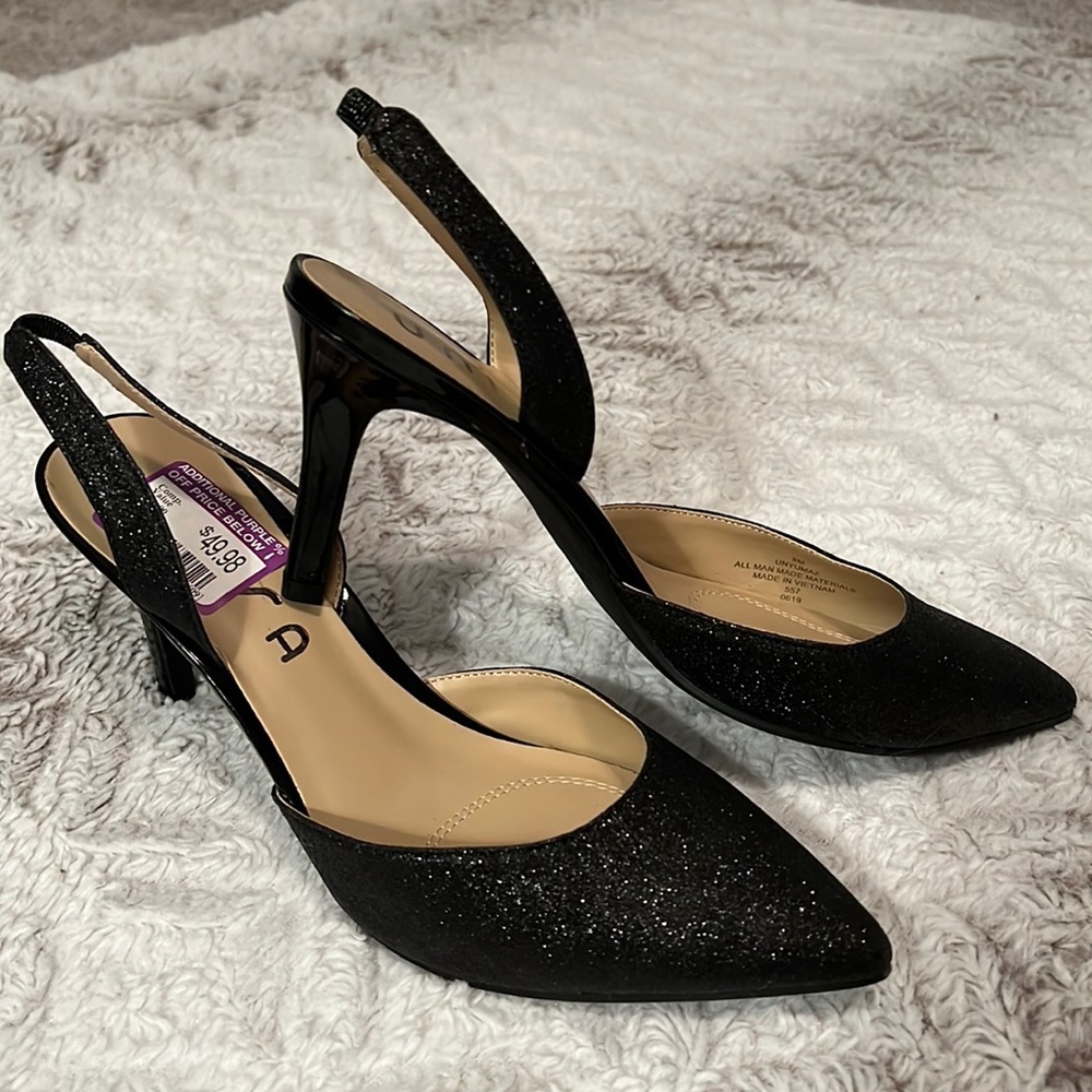 Women’s dressy Black sparkly heels